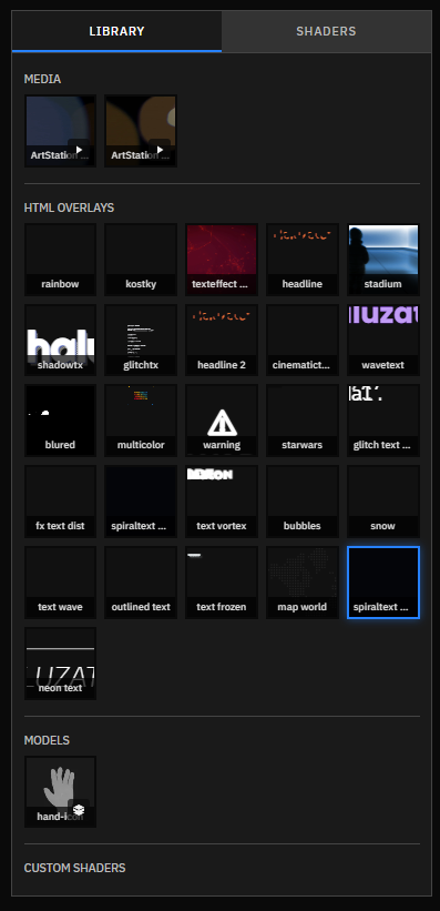 Haluzator media library